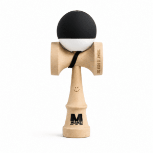 PRE ORDER- KENDAMA MIANZI SMILE MOD :) Madera de Arce - NEGRO - acabado antiskid Profesional