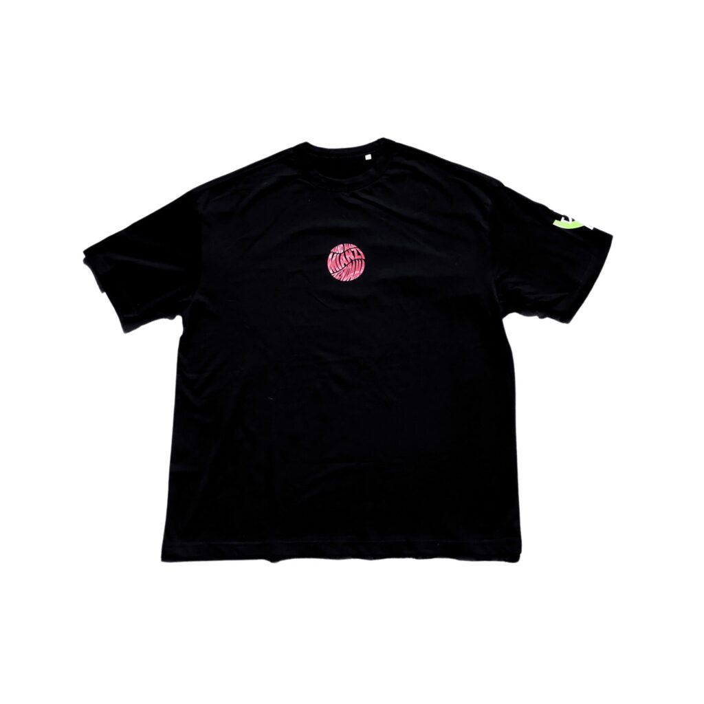 Camiseta Oversize Negra – Mianzi Kendama Team