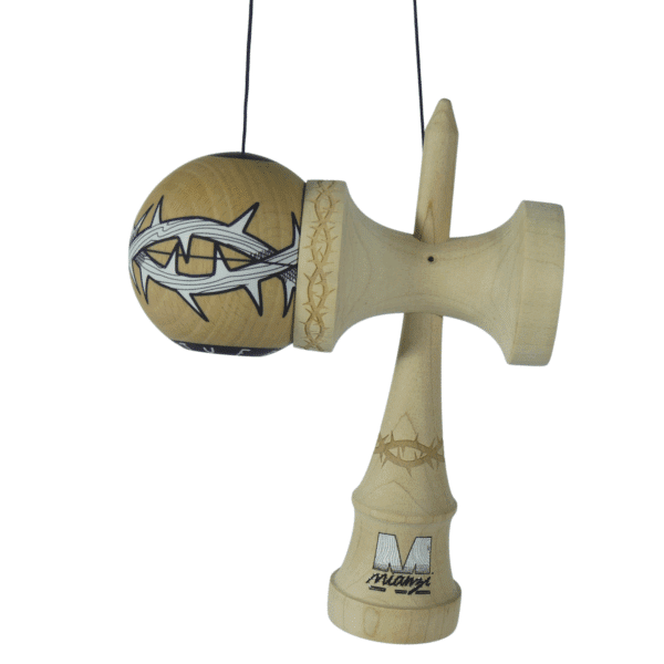 Kendama Mianzi x Tufer – 2nd Shape Maple & Beech Antiskid - Imagen 8