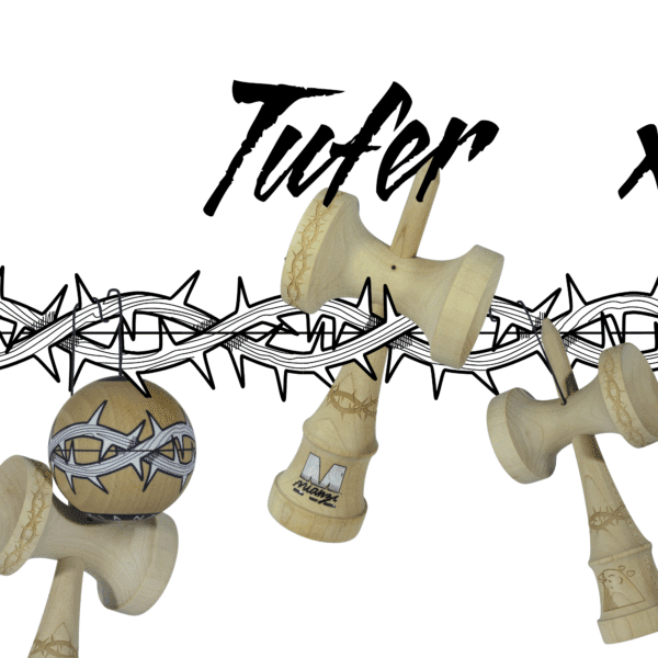Kendama Mianzi x Tufer – 2nd Shape Maple & Beech Antiskid