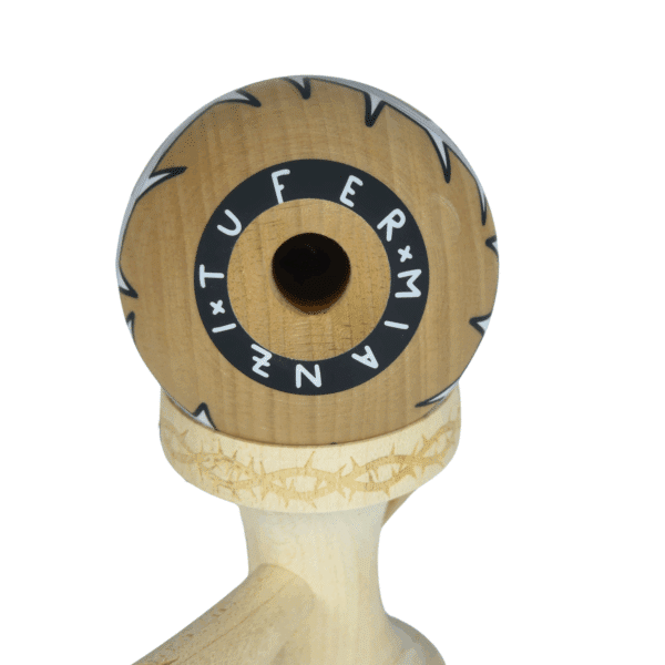 Kendama Mianzi x Tufer – 2nd Shape Maple & Beech Antiskid - Imagen 9