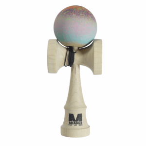 Kendama  NEBULA Rosa y Azul – Pintado a mano con  nuevo acabado Gomu Clear