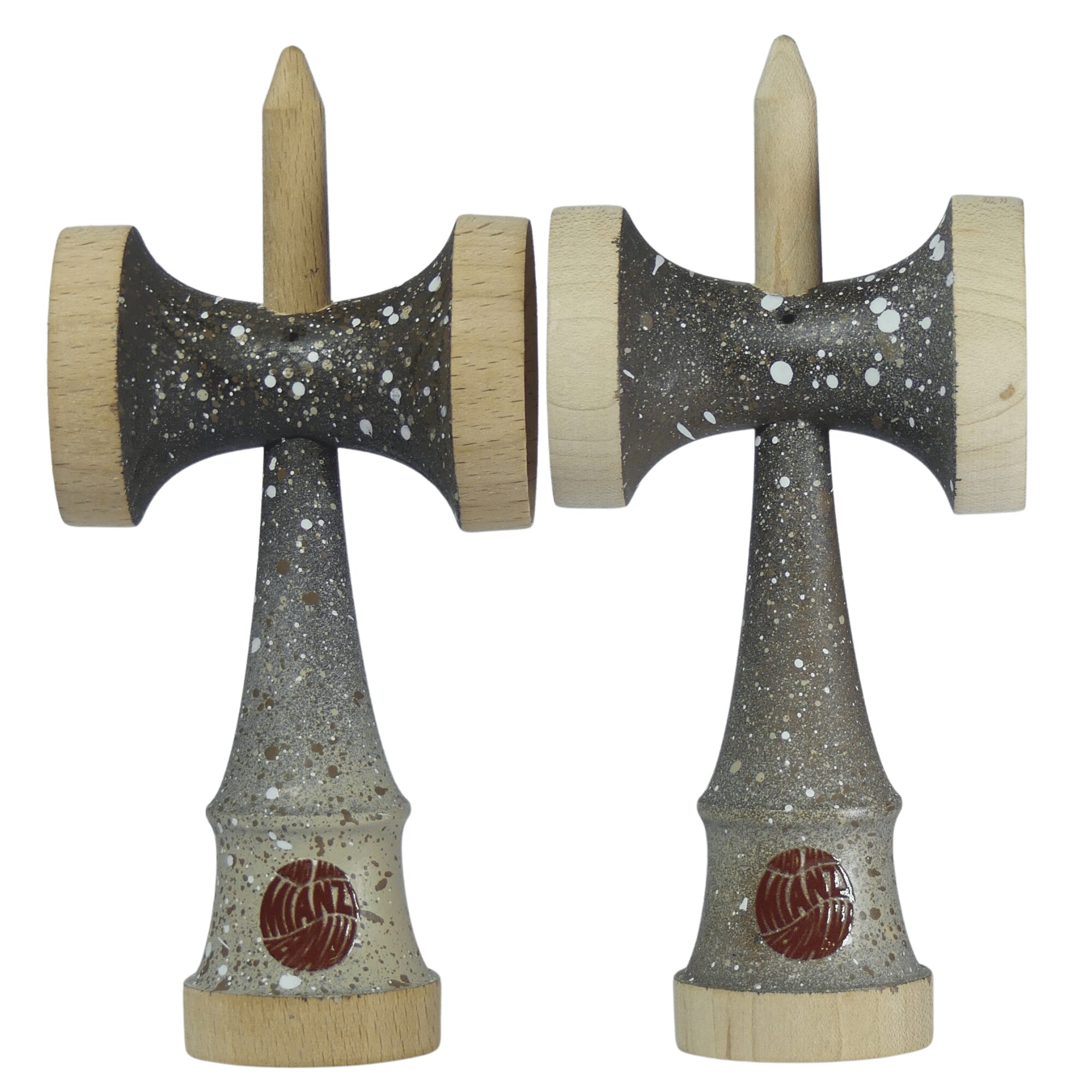 Nebula Ken Marrón – Ken de Kendama Pintado a Mano · Second Shape