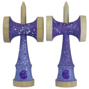 Nebula Ken Lila – Ken de Kendama Pintado a Mano · Second Shape