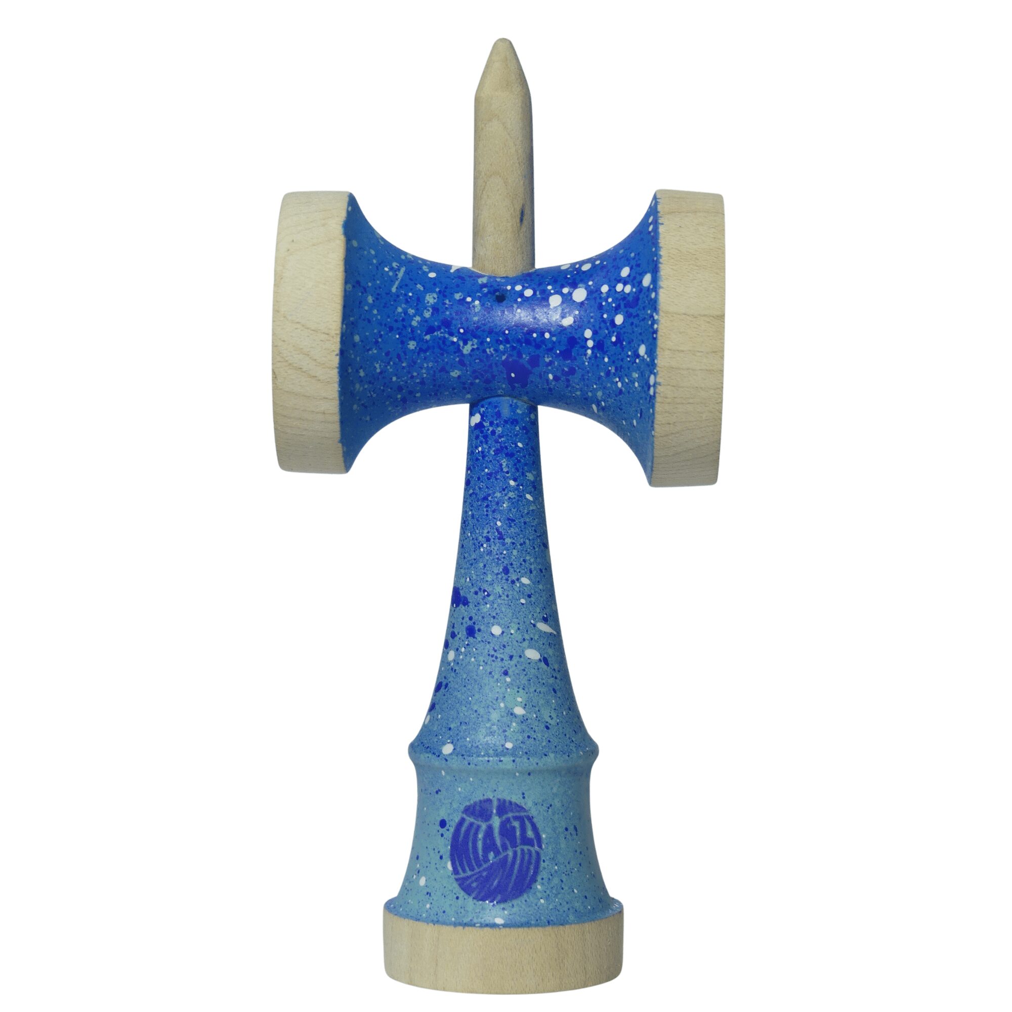 Nebula Ken Azul – Ken de Kendama Pintado a Mano · Second Shape – vista 2