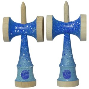 Nebula Ken Azul – Ken de Kendama Pintado a Mano · Second Shape
