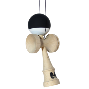 PRE ORDER- KENDAMA MIANZI SMILE MOD :) Madera de Arce - NEGRO - acabado antiskid Profesional