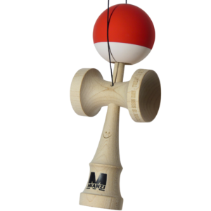 PRE -ORDER- KENDAMA MIANZI SMILE MOD :)-Madera de Arce - Rojo - Profesional