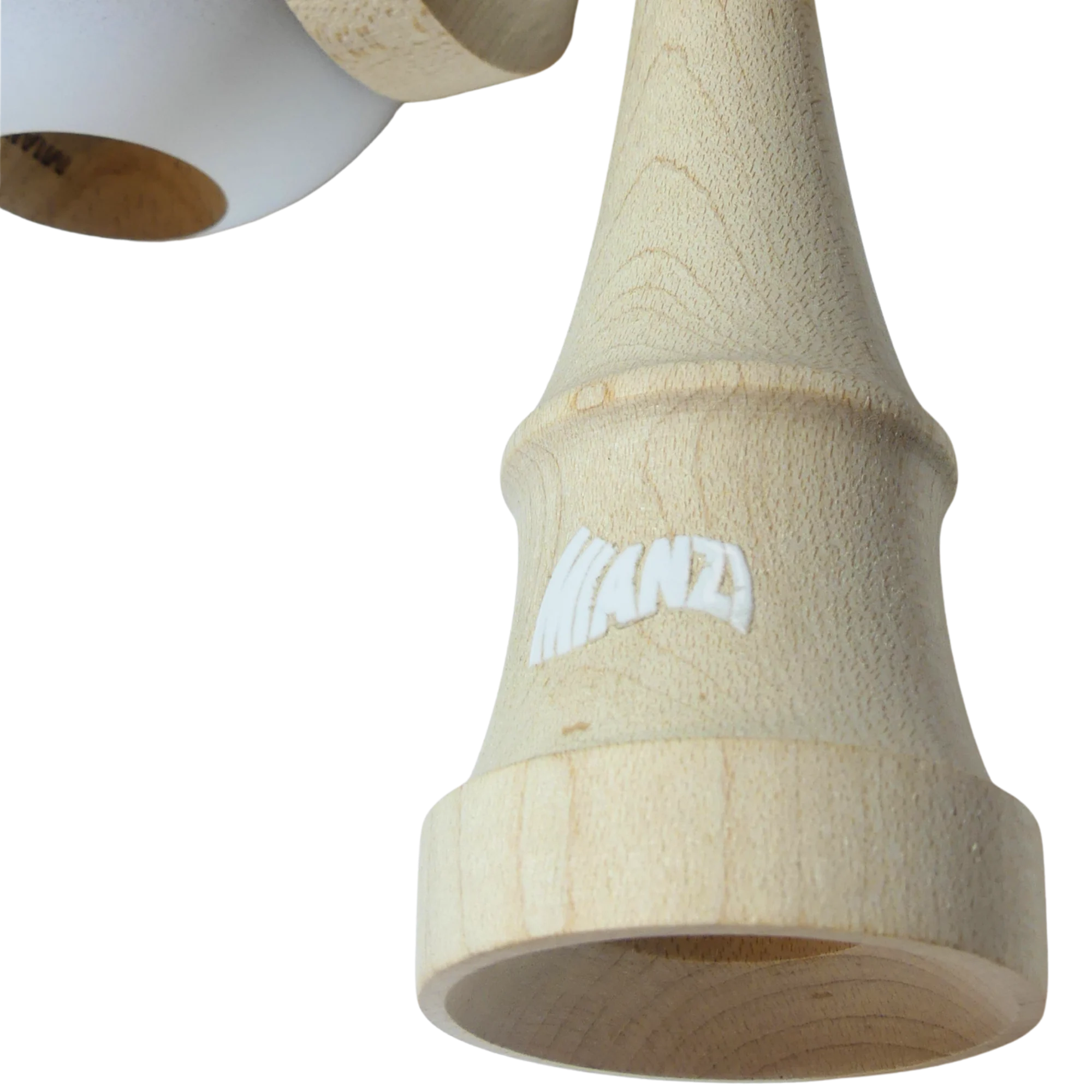 Kendama Shadow v.1 Blanco – Acabado Anti-Skid · 2nd Shape – vista 7