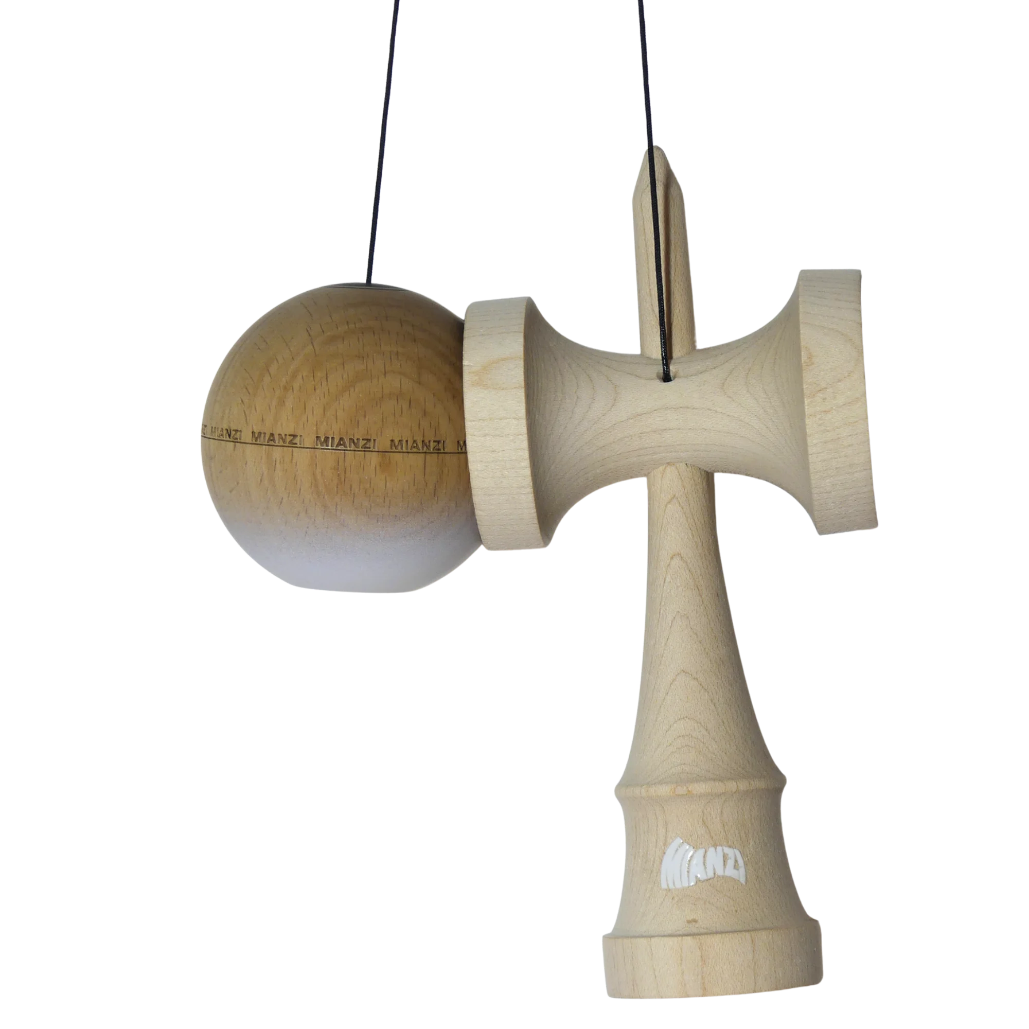 Kendama Shadow v.1 Blanco – Acabado Anti-Skid · 2nd Shape – vista 5