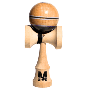 Kendama de Madera Pintado a Mano –Negro y lila | Mianzi