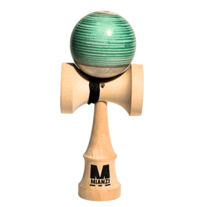 Kendama de Madera Pintado a Mano – Tonos Verdes| Mianzi