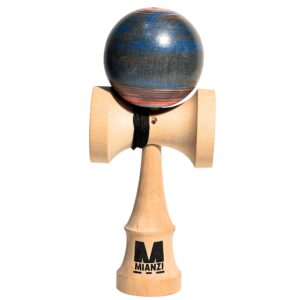 Kendama de Madera Pintado a Mano – Azul Salmón