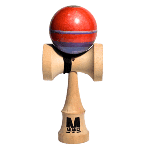 Kendama de Madera Pintado a Mano – Naranja lila | Mianzi