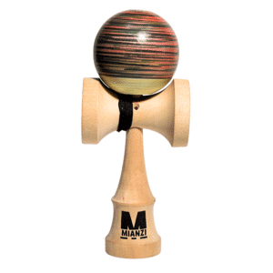 Kendama de Madera Pintado a Mano – marrón naranja| Mianzi